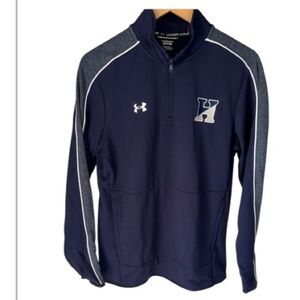 Under Armour pullover Blue Zip Up command Athletic Performance NEW pocket